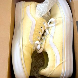 VANS WARD DELUXE in woven linen 8.5W US